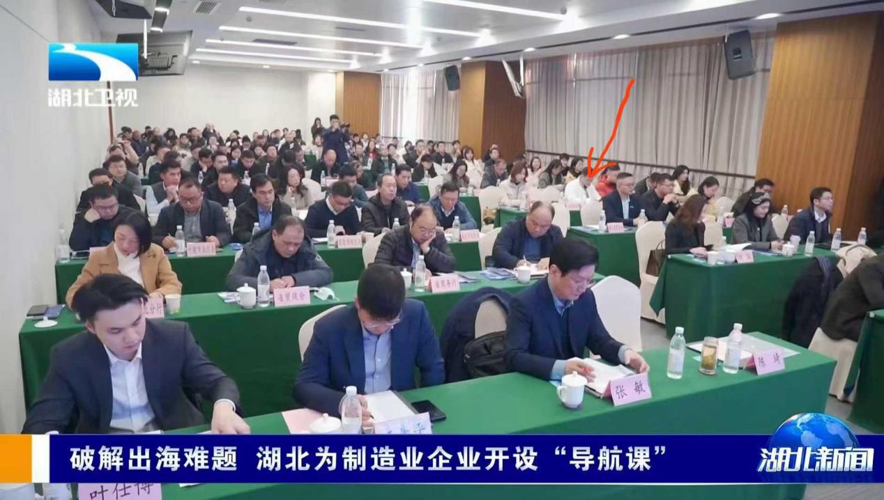湖北卫视新闻报道本次企业出海对接培训活动